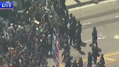 National Guard faces off with protesters hours after arriving in Los Angeles on Trump’s orders